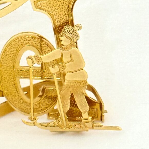 Danbury Mint 23kt Gold Plated Christmas Ornament (1992) - Picture 5 of 7